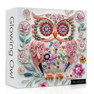 Glühende Eulenpuzzle 1000 Stücke